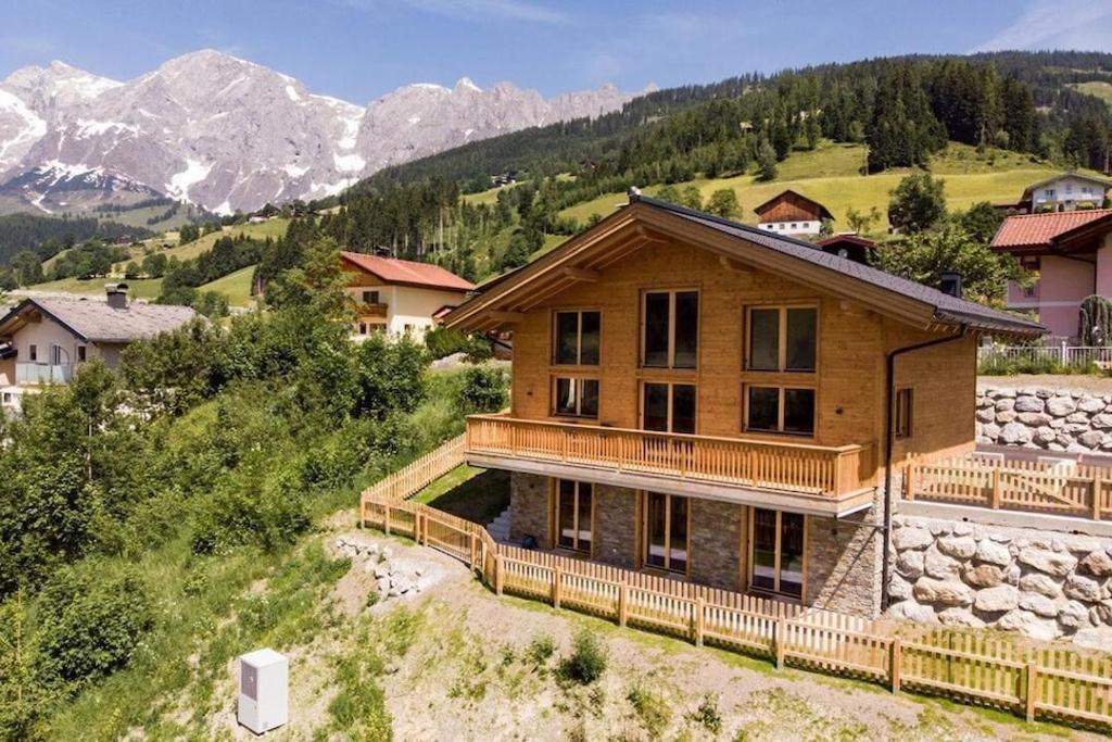 Chalet Ausblicklodge Mühlbach am Hochkönig Buitenkant foto