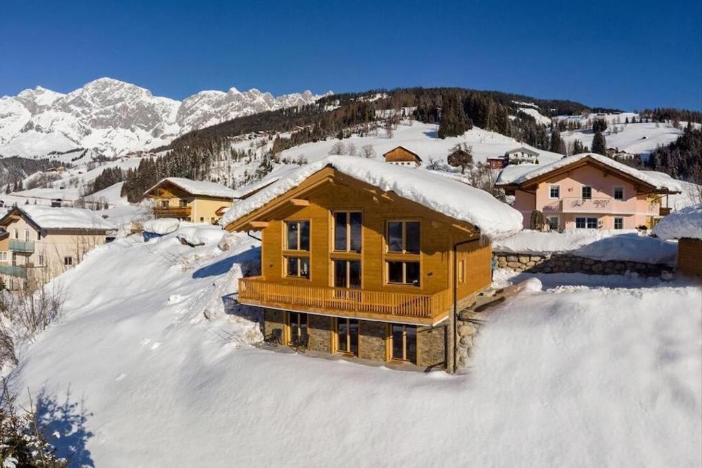 Chalet Ausblicklodge Mühlbach am Hochkönig Buitenkant foto