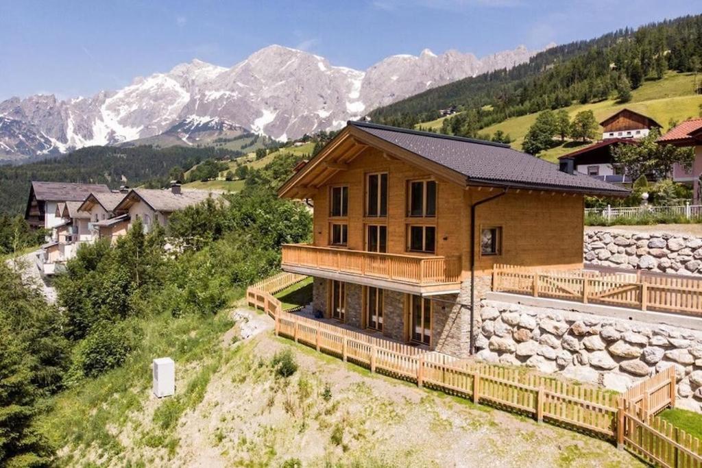 Chalet Ausblicklodge Mühlbach am Hochkönig Buitenkant foto